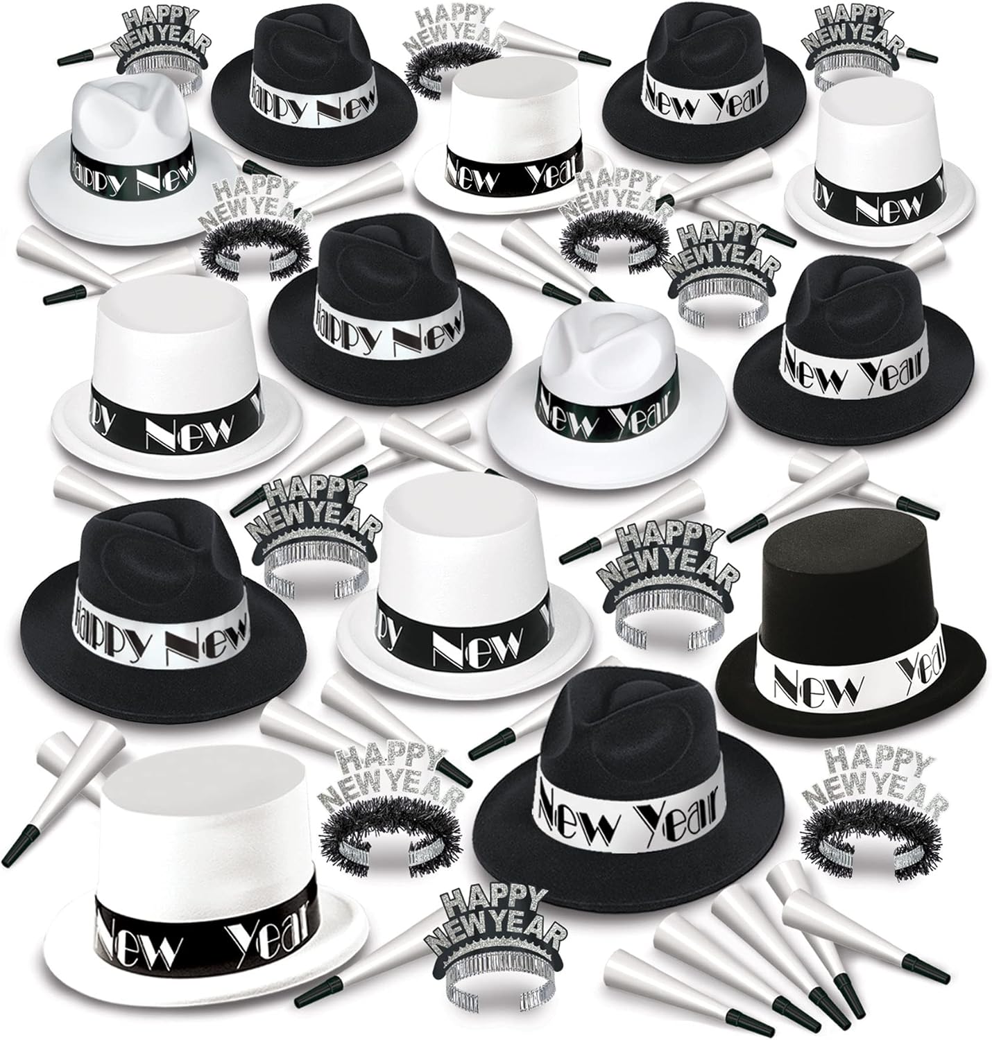Beistle New Years Eve Party Pack for 100