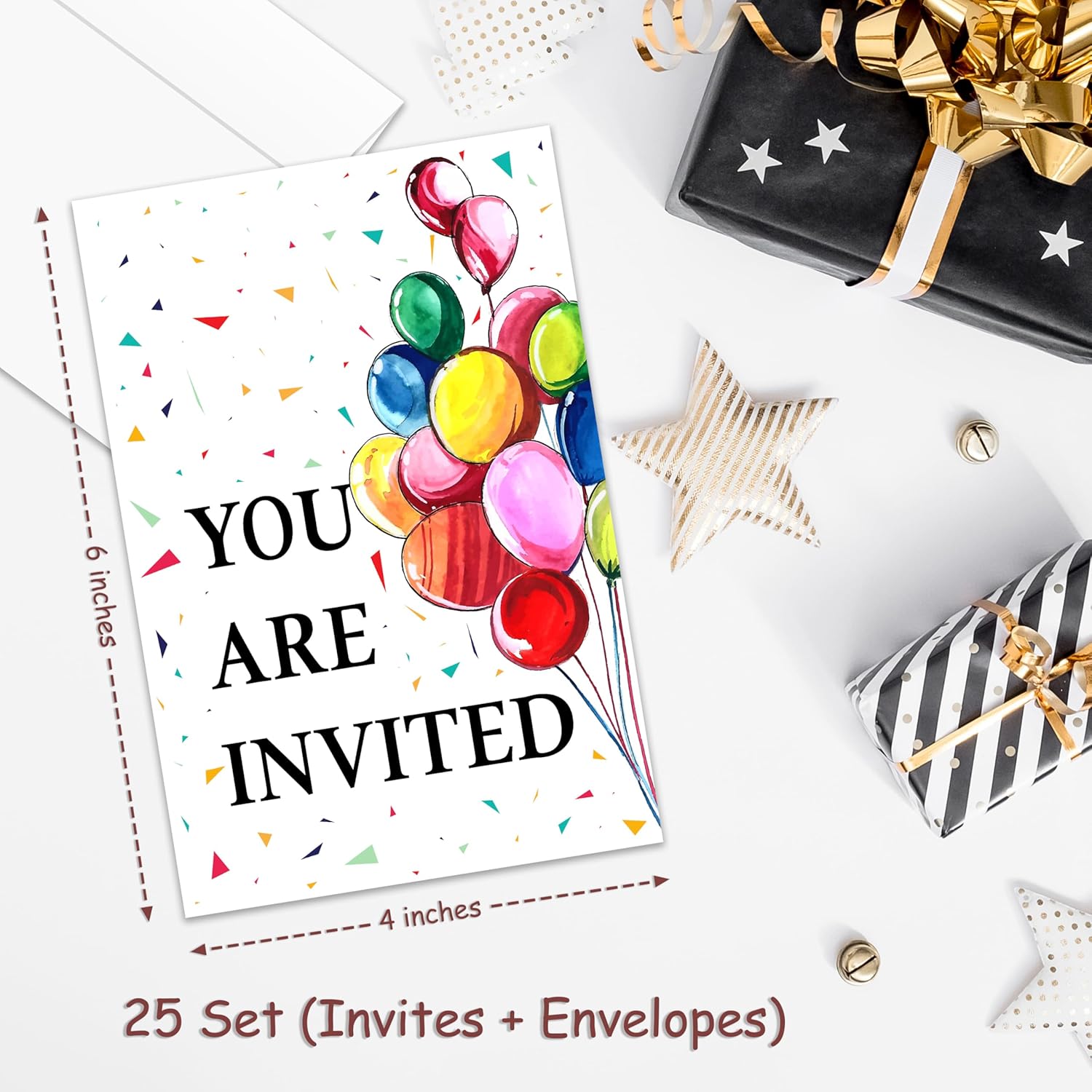Birthday Invitations Cards for Boys Girls with Envelopes 20 Pcs