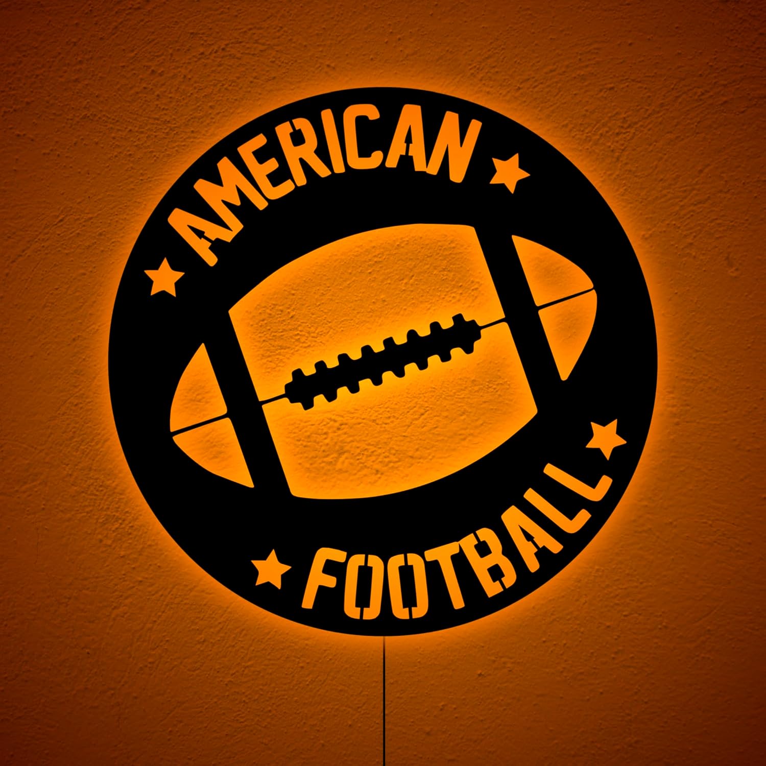 RGB Led Football Wall Art With 16 Colors