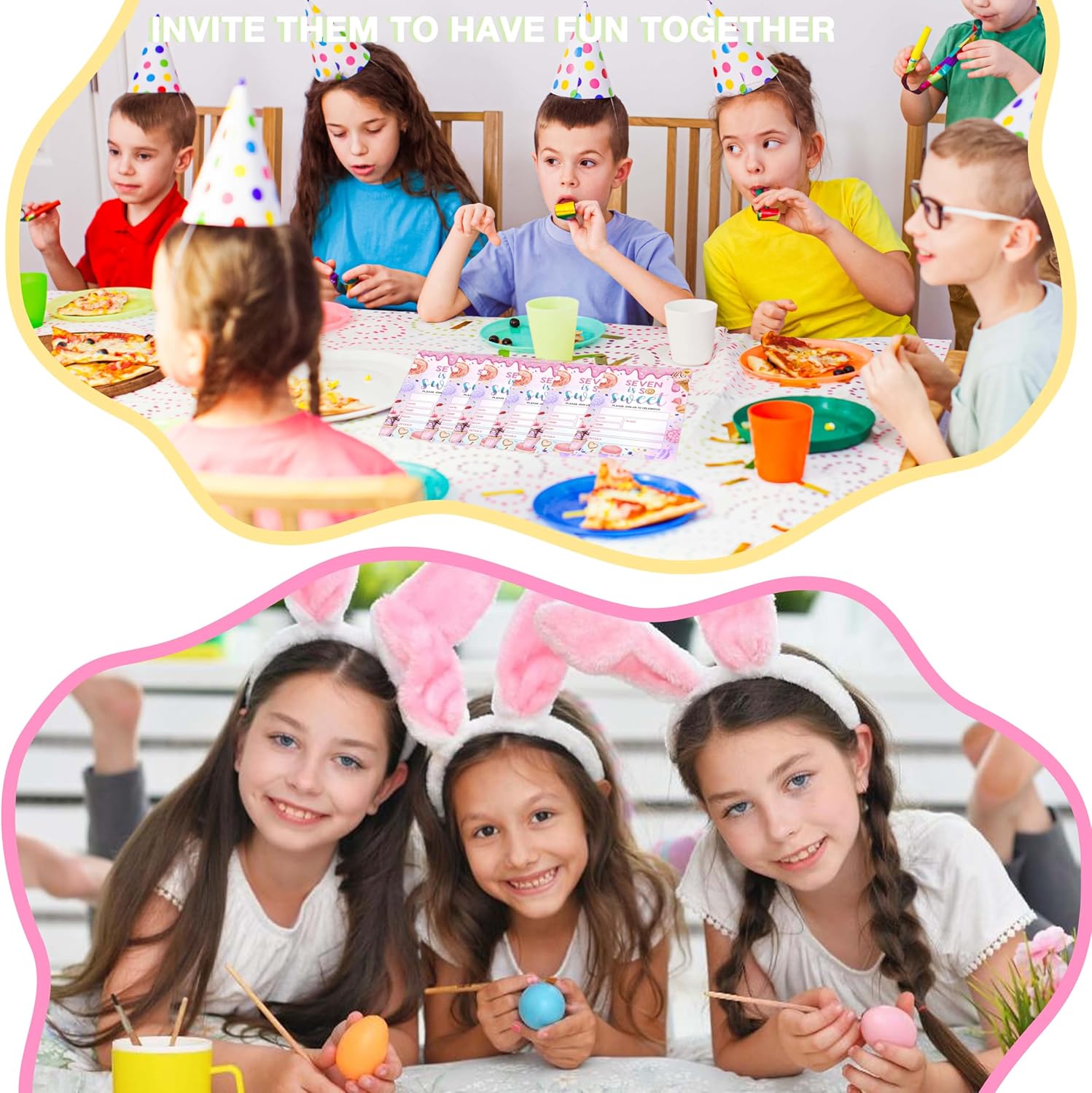 Donut Candyland Birthday Invitations Set of 20