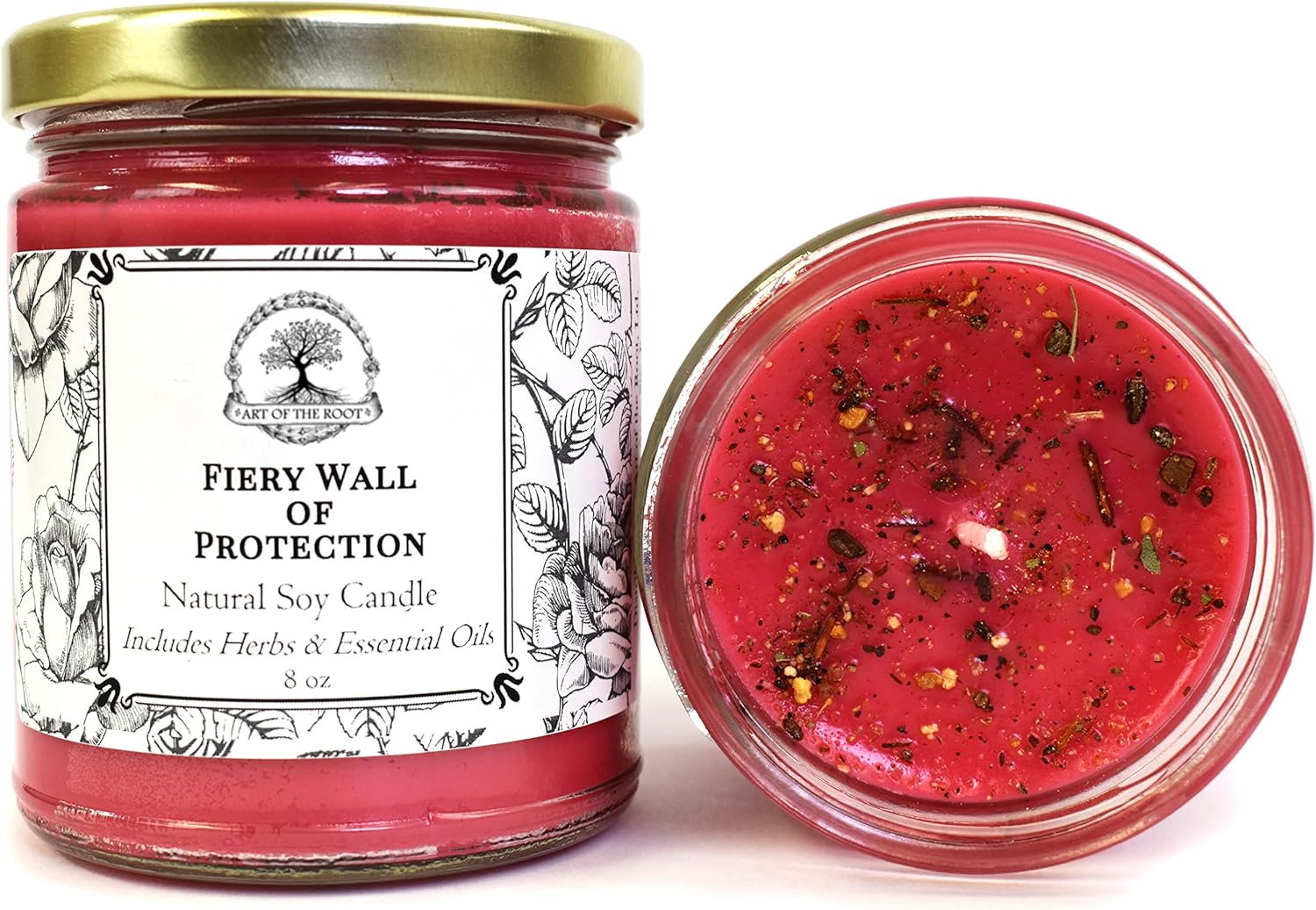 Fiery Wall Protection Soy Candle 9 oz