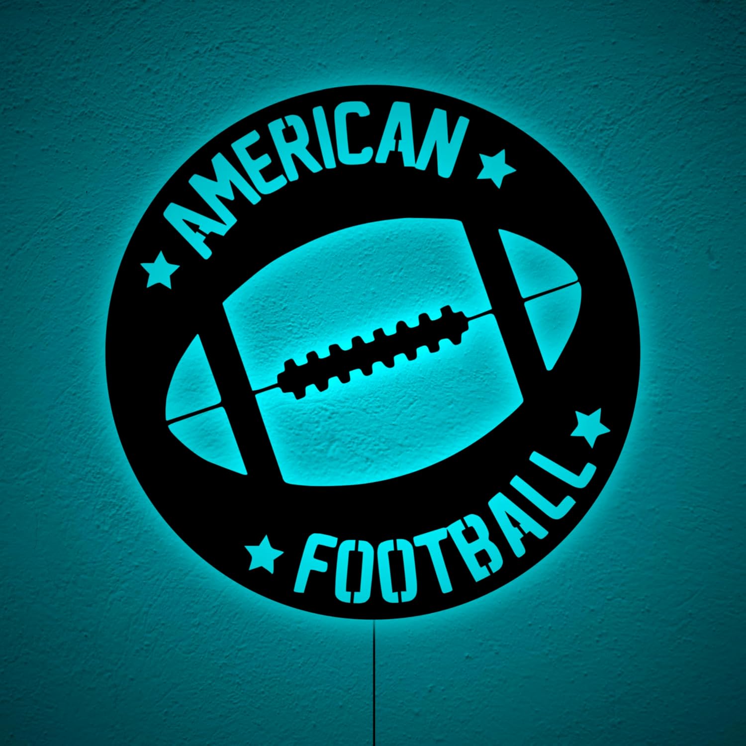 RGB Led Football Wall Art With 16 Colors