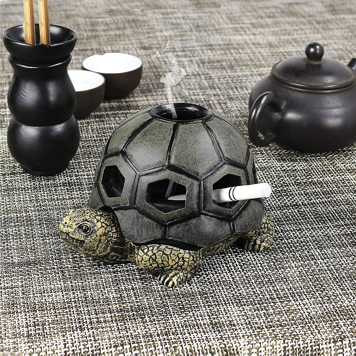 Monsiter QE Turtle Ashtrays for Cigarettes Cute Home Decor